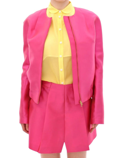 CO|TE Elegant Pink Silk Blend Jacket CO|TE