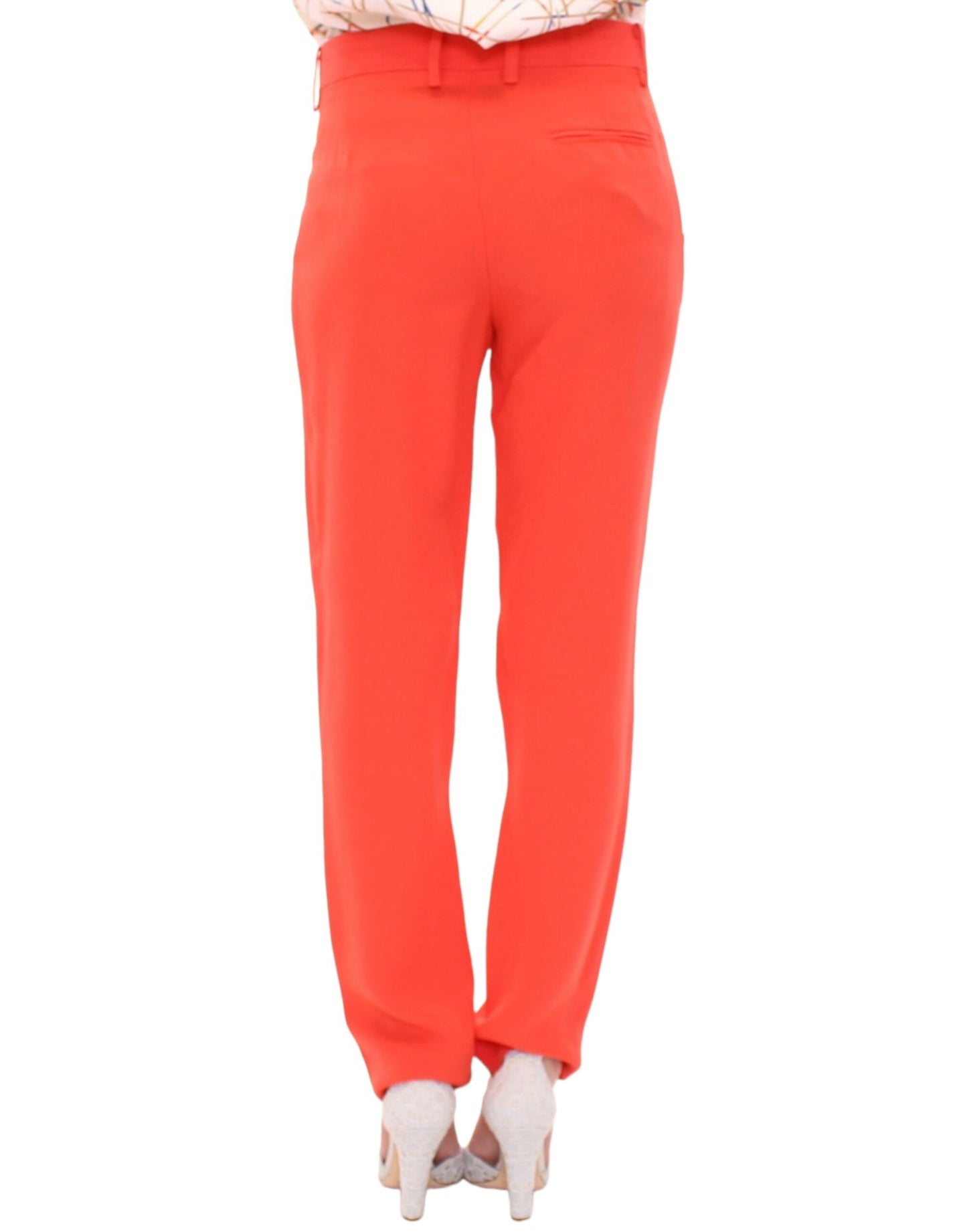 CO|TE Chic Orange Boyfriend Pants - Italian Crafted CO|TE