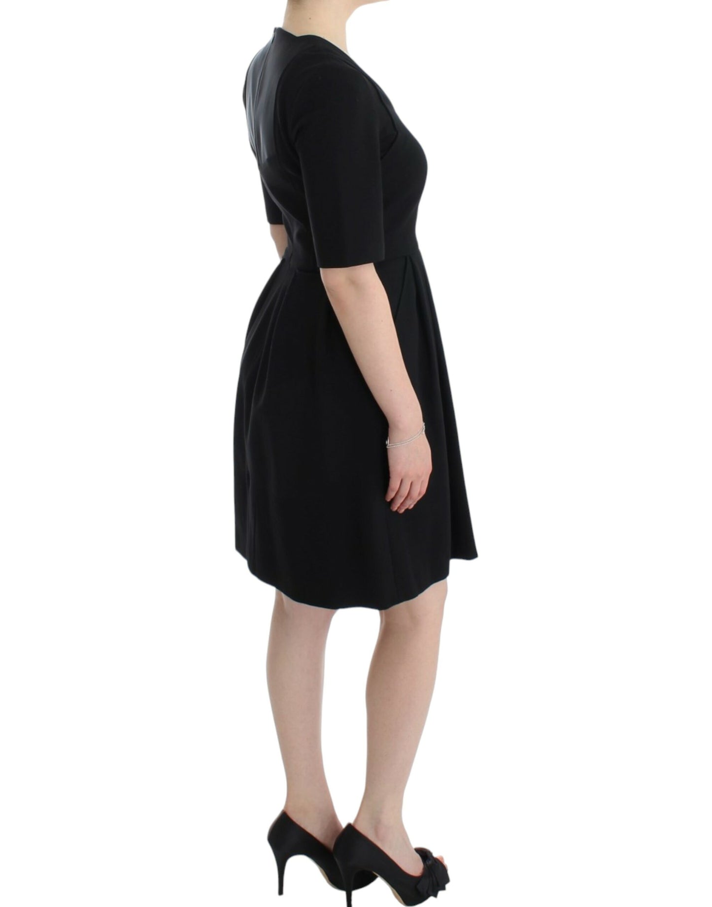 CO|TE Elegant Black Short Sleeve Venus Dress CO|TE