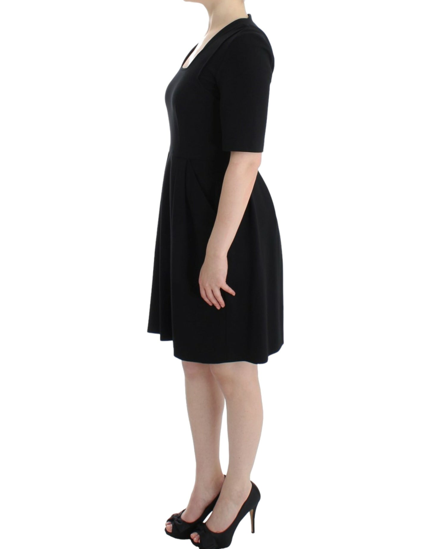 CO|TE Elegant Black Short Sleeve Venus Dress CO|TE