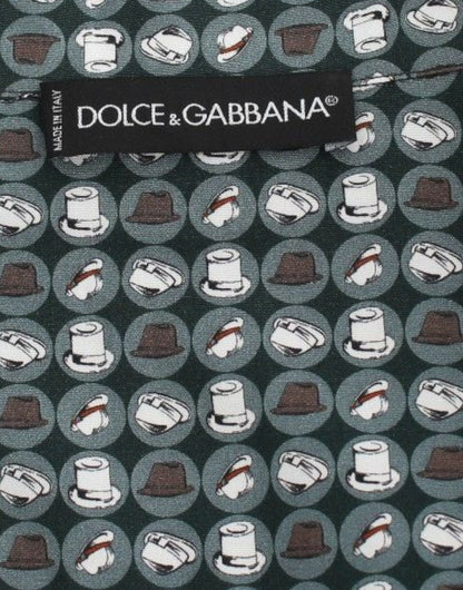 Dolce & Gabbana Elegant Green Pajama Nightshirt Dolce & Gabbana