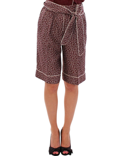 Dolce & Gabbana Chic Silk Pajama Shorts Dolce & Gabbana