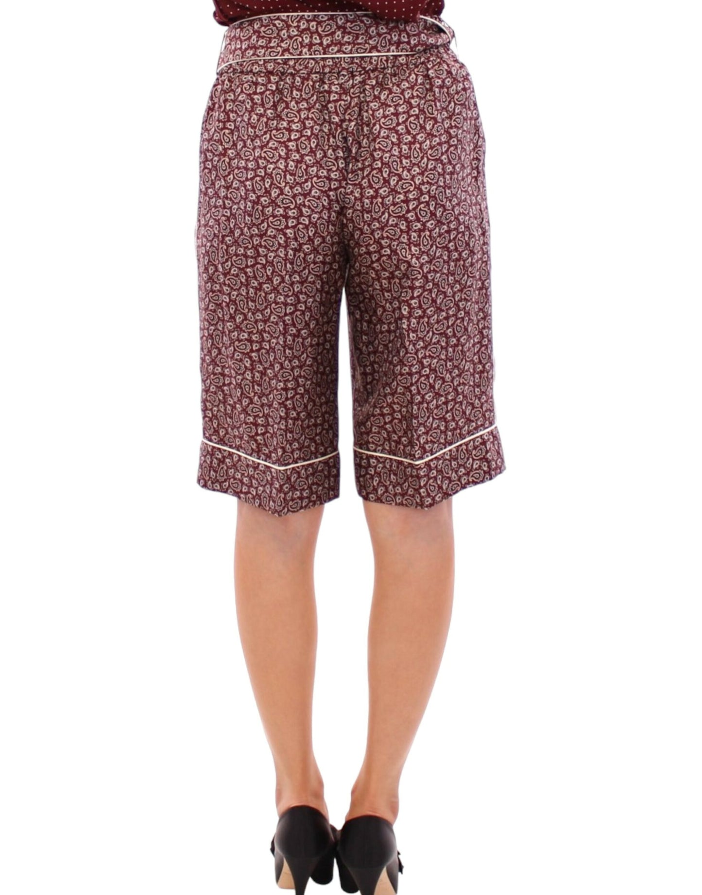 Dolce & Gabbana Chic Silk Pajama Shorts Dolce & Gabbana