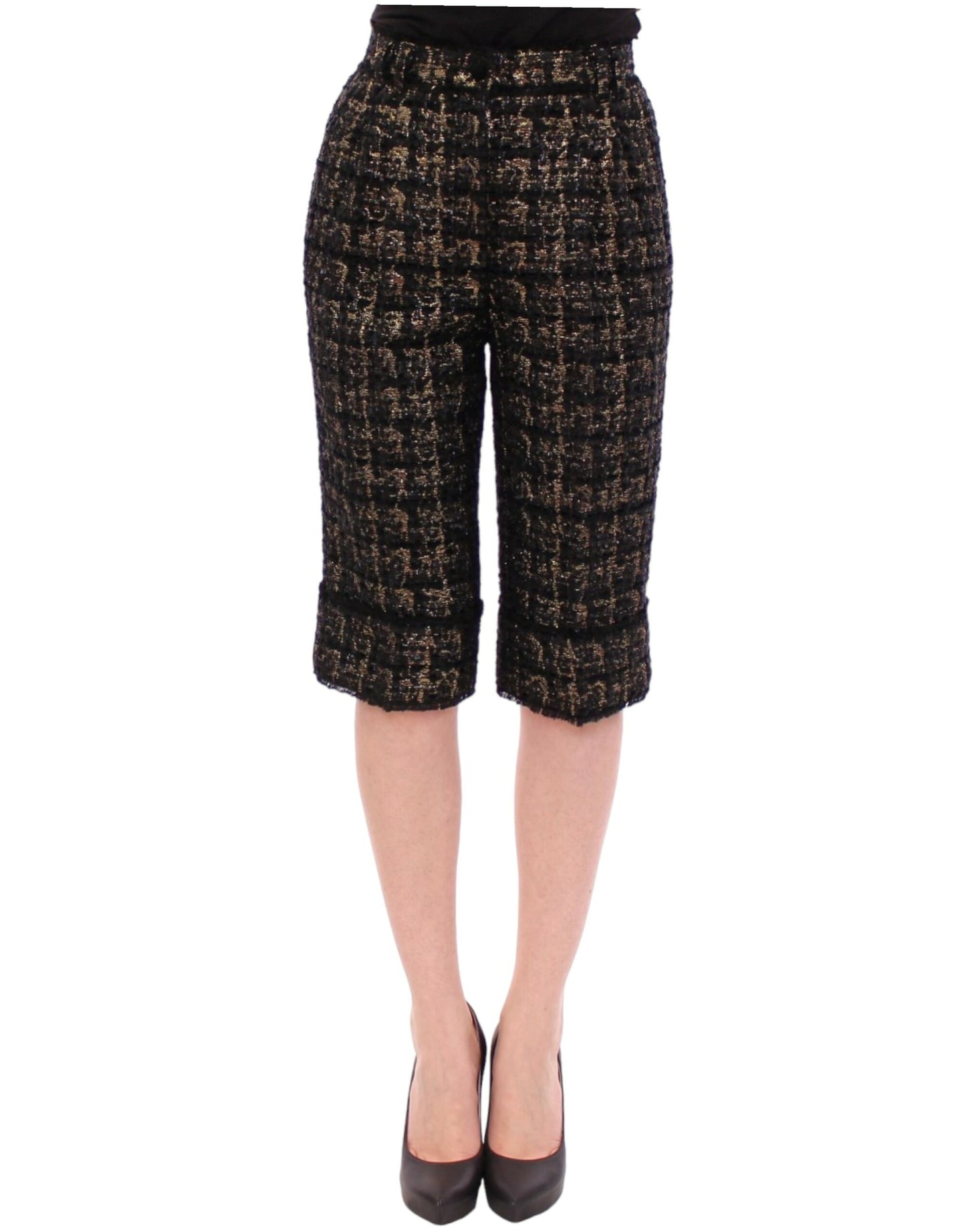 Dolce & Gabbana Elegant Designer Woven Shorts Dolce & Gabbana