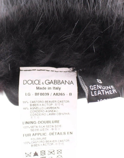 Dolce & Gabbana Elegant Elbow Length Leather Gloves Dolce & Gabbana