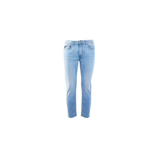 Yes Zee Sleek Comfort Denim Five-Pocket Light Wash Jeans Yes Zee