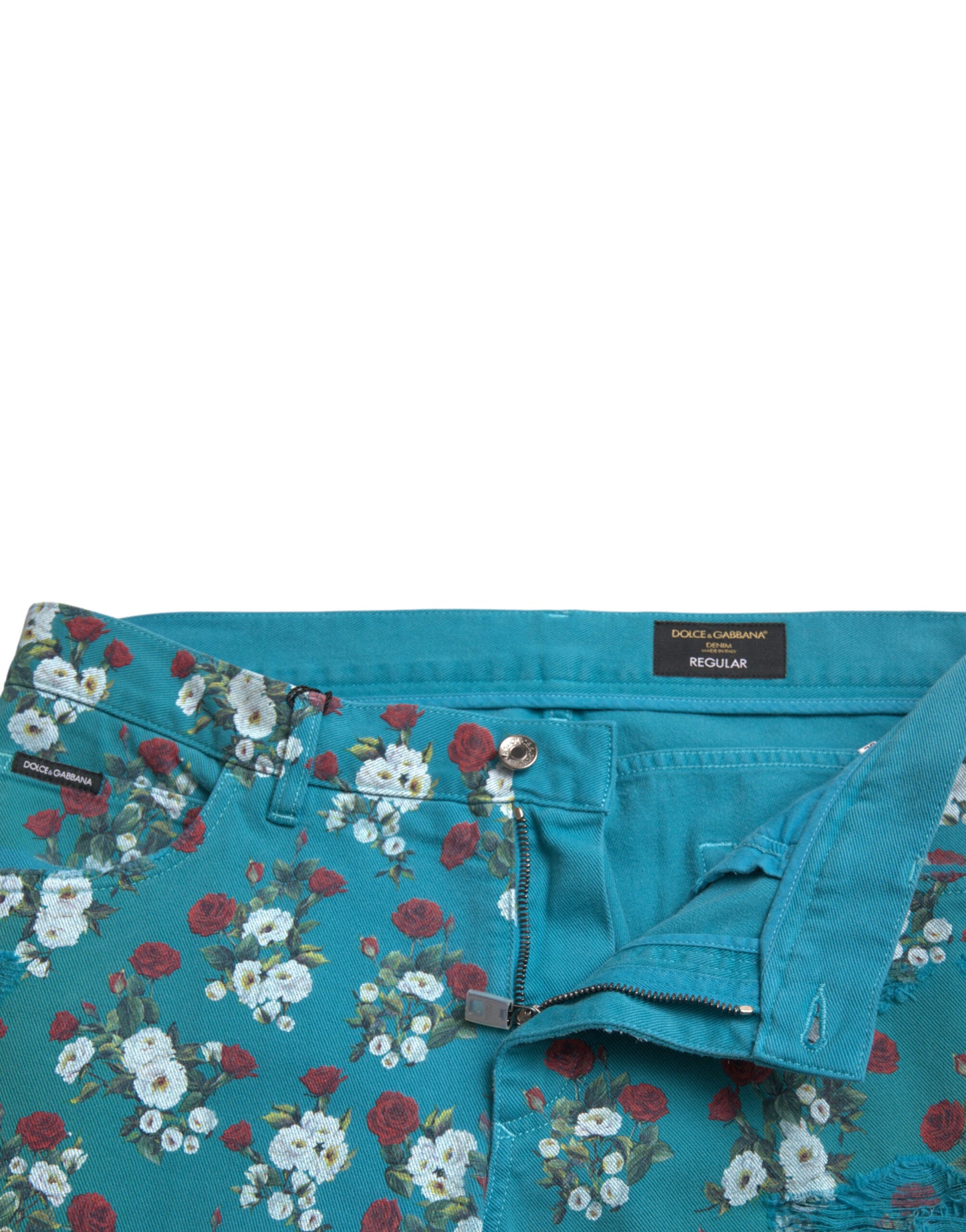 Dolce & Gabbana Chic Floral Skinny Denim Jeans Dolce & Gabbana