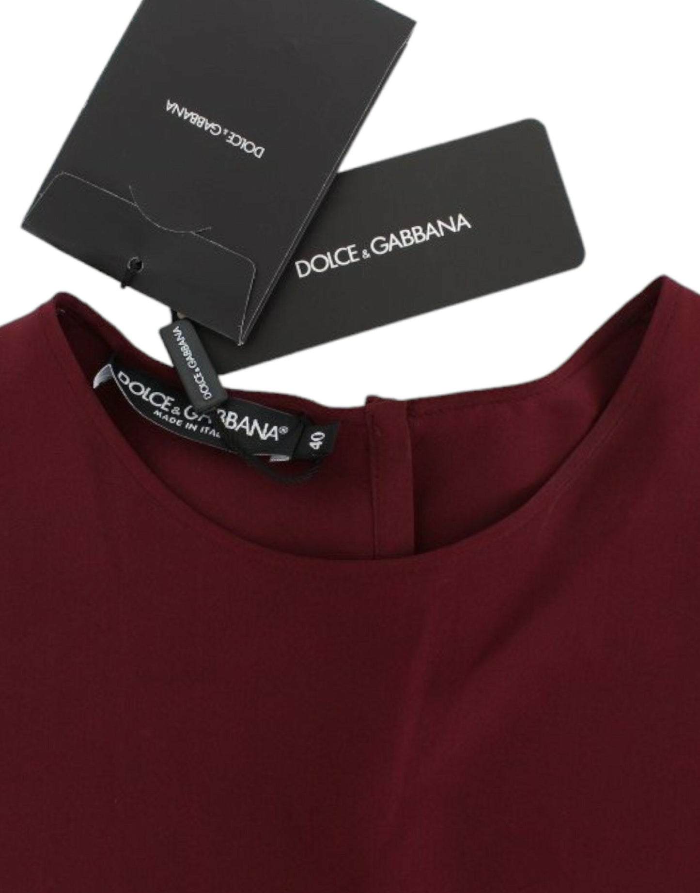 Dolce & Gabbana Enchanted Sicilian Silk Top Dolce & Gabbana