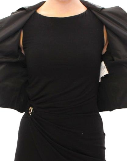 Dolce & Gabbana Elegant Black Bolero Shrug Jacket Dolce & Gabbana