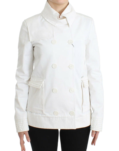 GF Ferre Chic Double Breasted Cotton Jacket GF Ferre