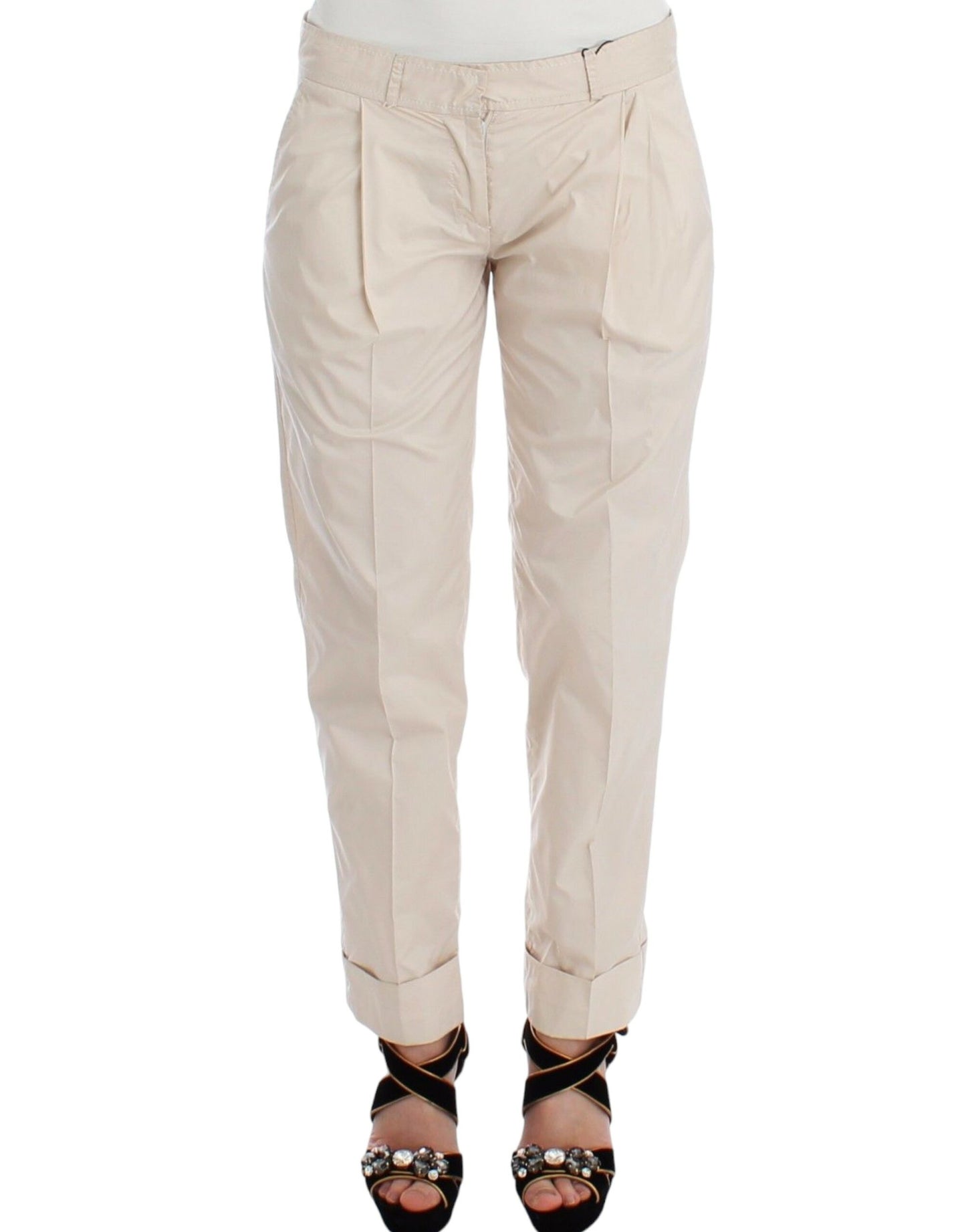 Ermanno Scervino Chic Beige Chino Pants - Elegance Redefined Ermanno Scervino