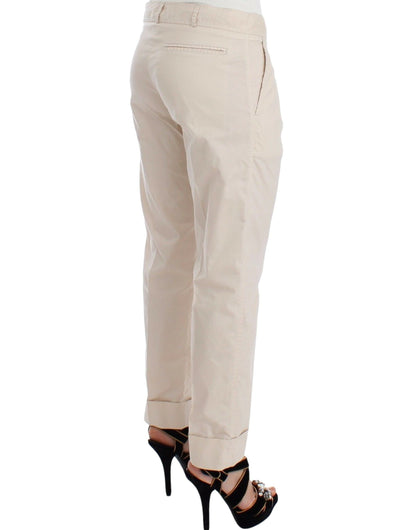 Ermanno Scervino Chic Beige Chino Pants - Elegance Redefined Ermanno Scervino