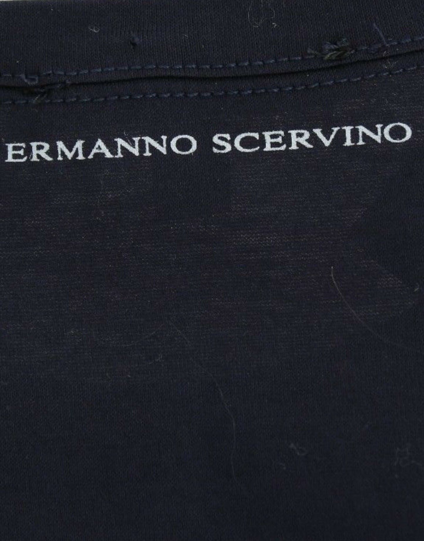 Ermanno Scervino Elegant Blue Cotton Sweater Ermanno Scervino