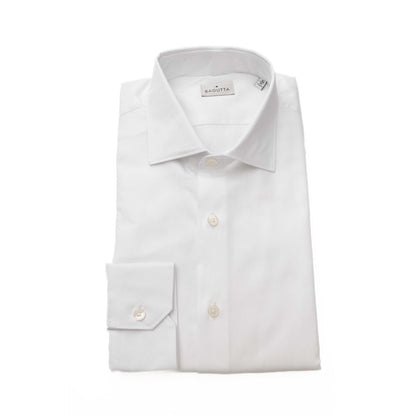 Bagutta White Cotton Men Shirt Bagutta