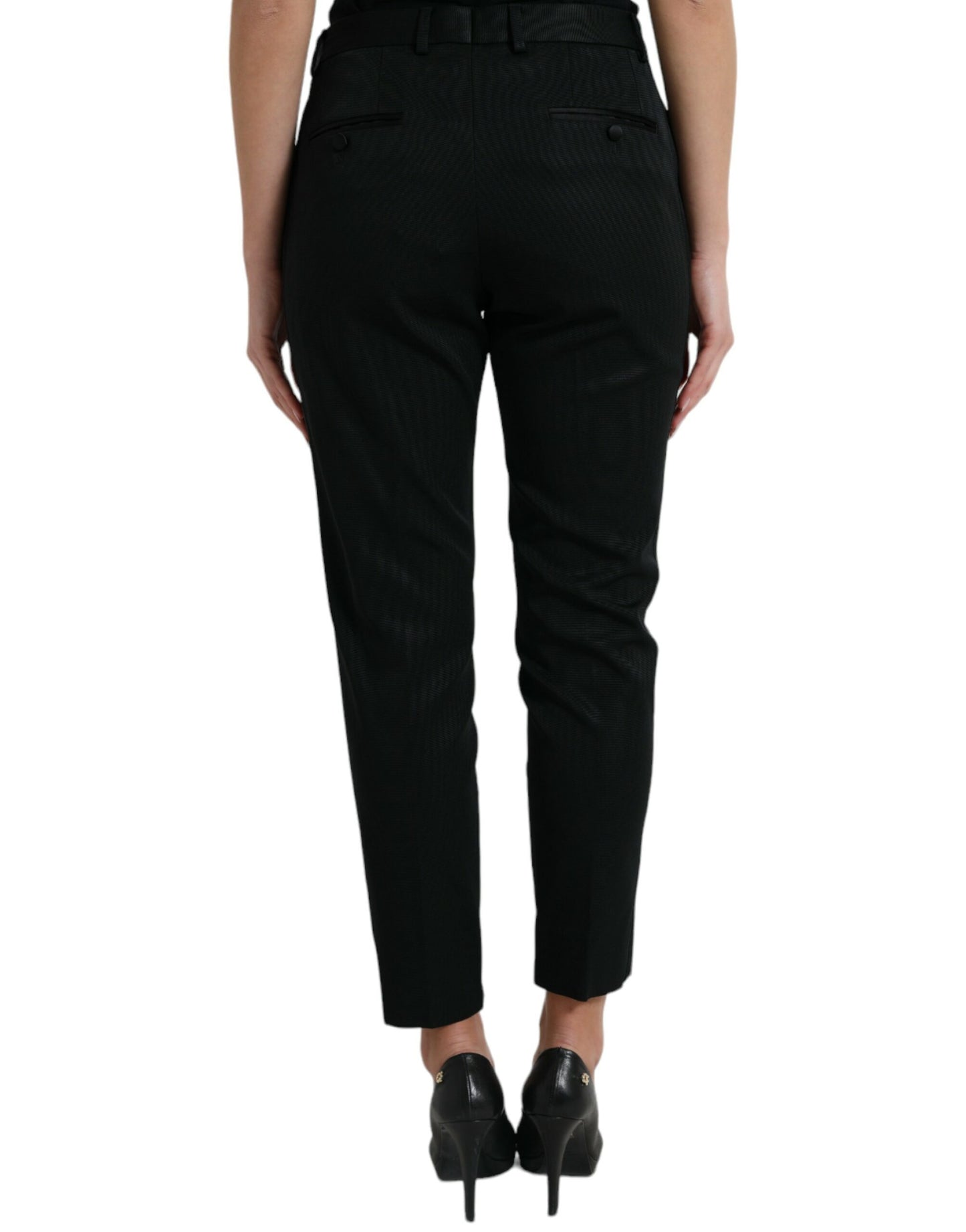 Dolce & Gabbana Elegant High-Waist Tapered Cropped Pants Dolce & Gabbana