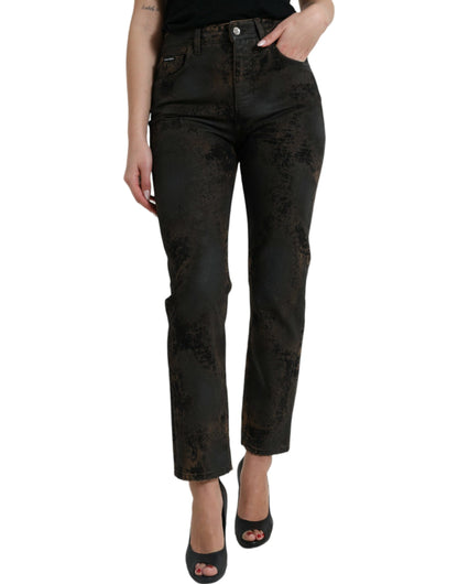 Dolce & Gabbana Chic Boyfriend Mid Waist Stretch Jeans Dolce & Gabbana