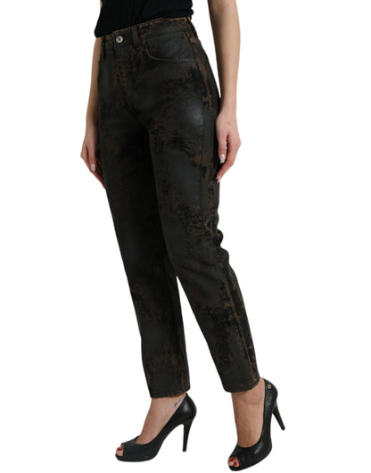 Dolce & Gabbana Chic Boyfriend Mid Waist Stretch Jeans Dolce & Gabbana