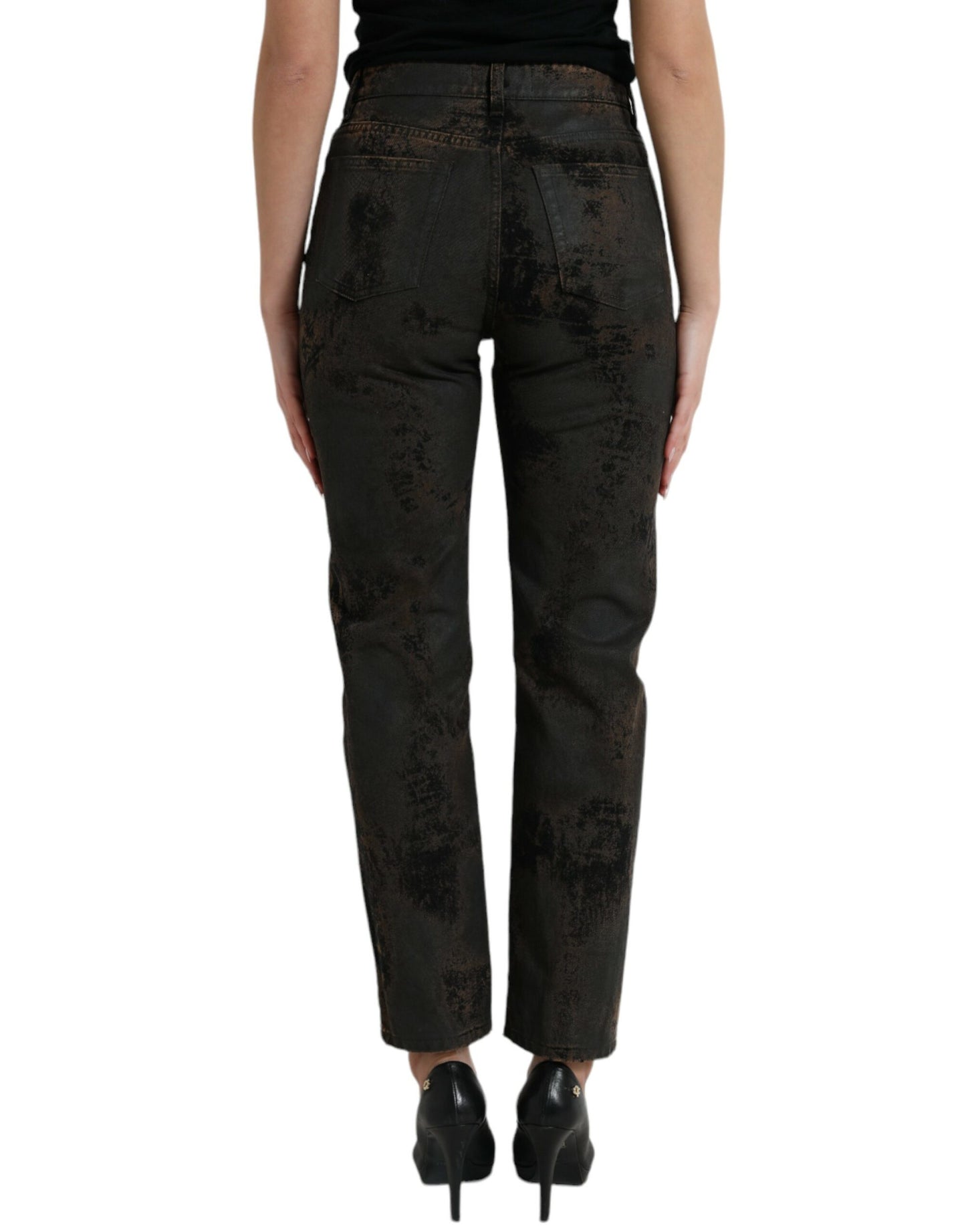 Dolce & Gabbana Chic Boyfriend Mid Waist Stretch Jeans Dolce & Gabbana