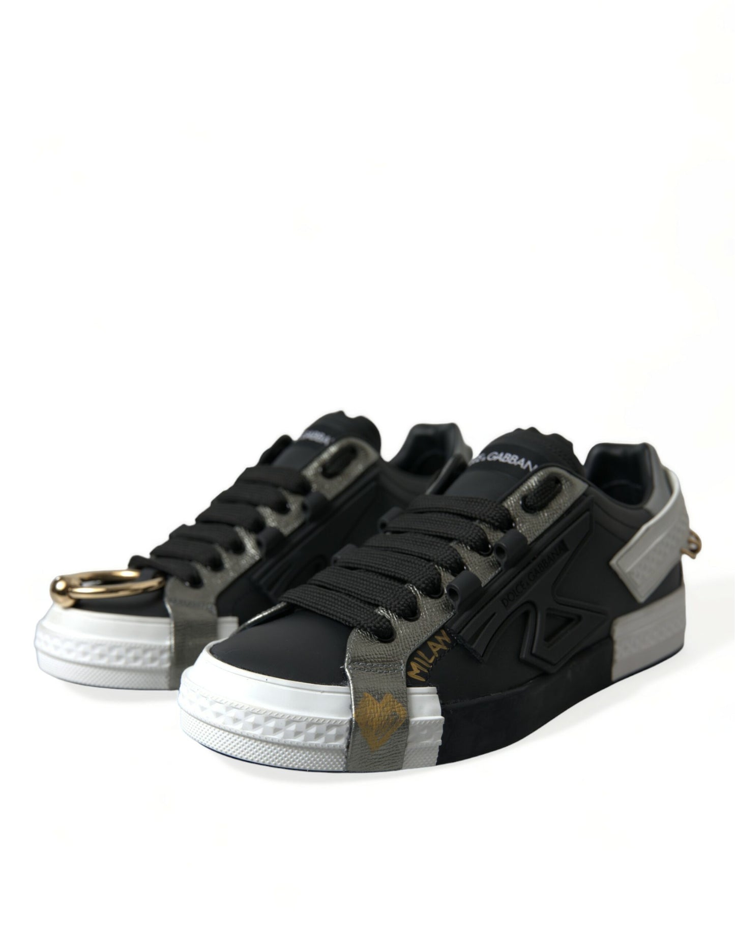 Dolce & Gabbana Elegant Calfskin Low Top Sneakers Dolce & Gabbana