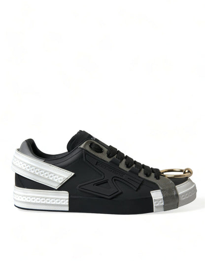 Dolce & Gabbana Elegant Calfskin Low Top Sneakers Dolce & Gabbana