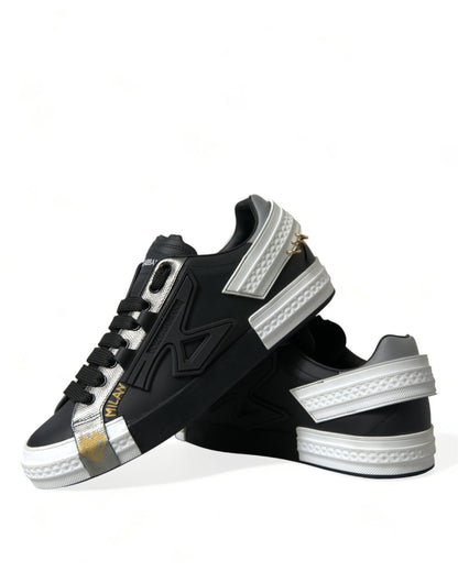 Dolce & Gabbana Elegant Calfskin Low Top Sneakers Dolce & Gabbana