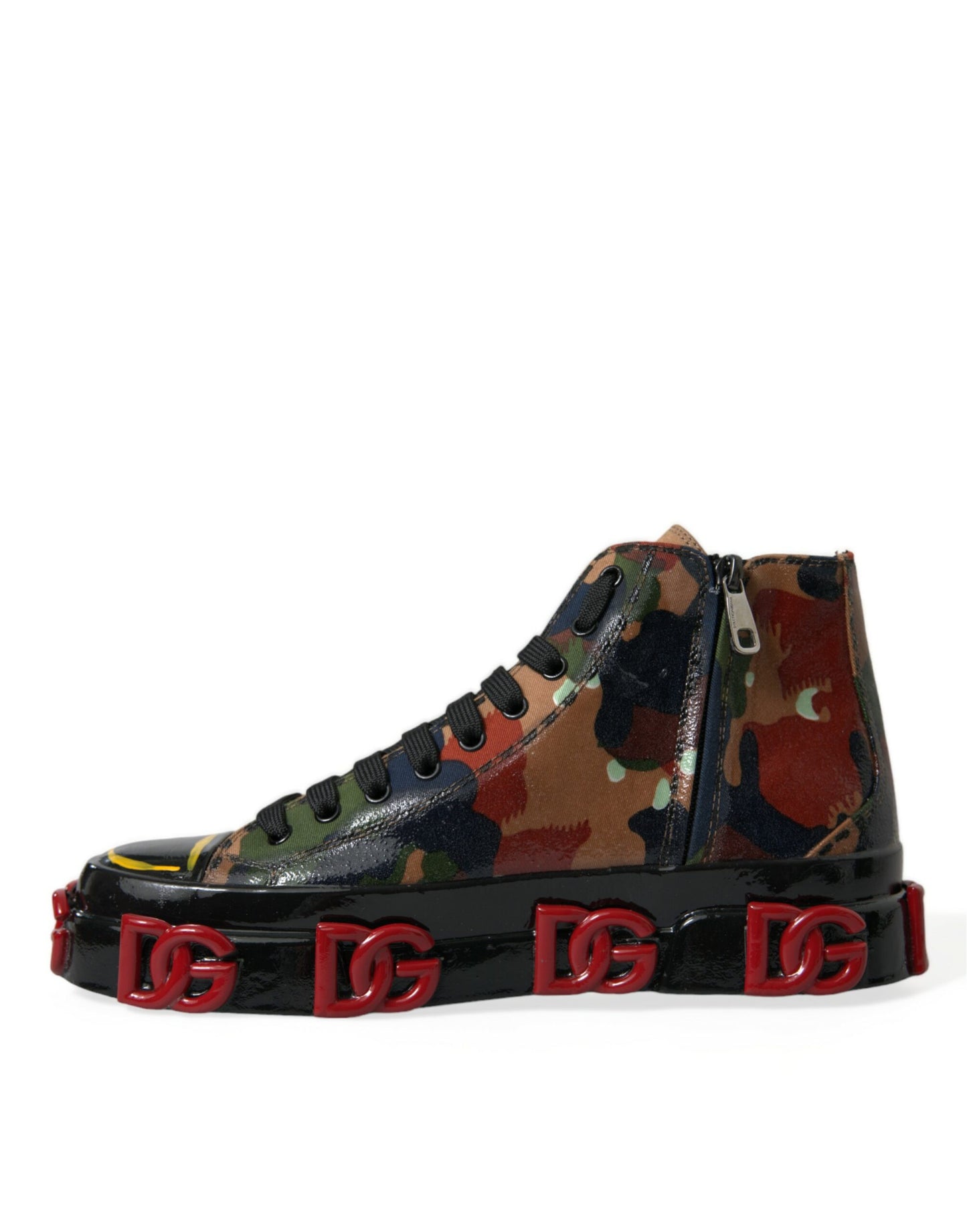 Dolce & Gabbana Chic Multicolor High-Top Sneakers Dolce & Gabbana