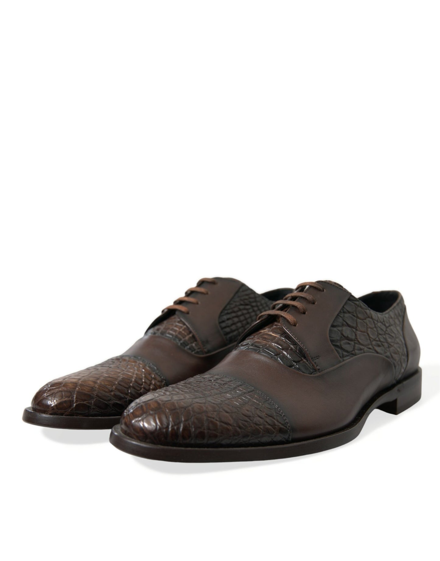 Dolce & Gabbana Elegant Textured Leather Oxford Dress Shoes Dolce & Gabbana