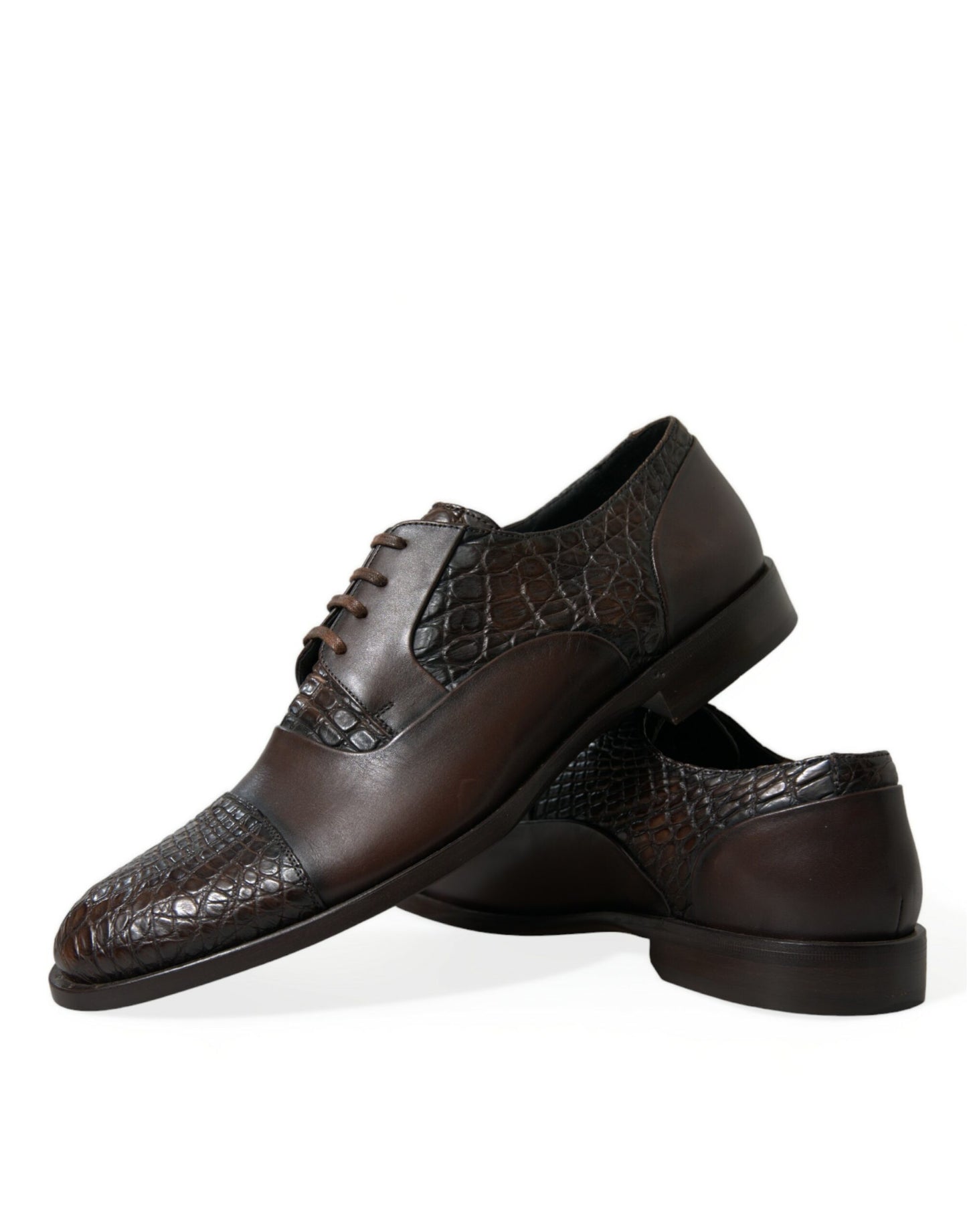 Dolce & Gabbana Elegant Textured Leather Oxford Dress Shoes Dolce & Gabbana