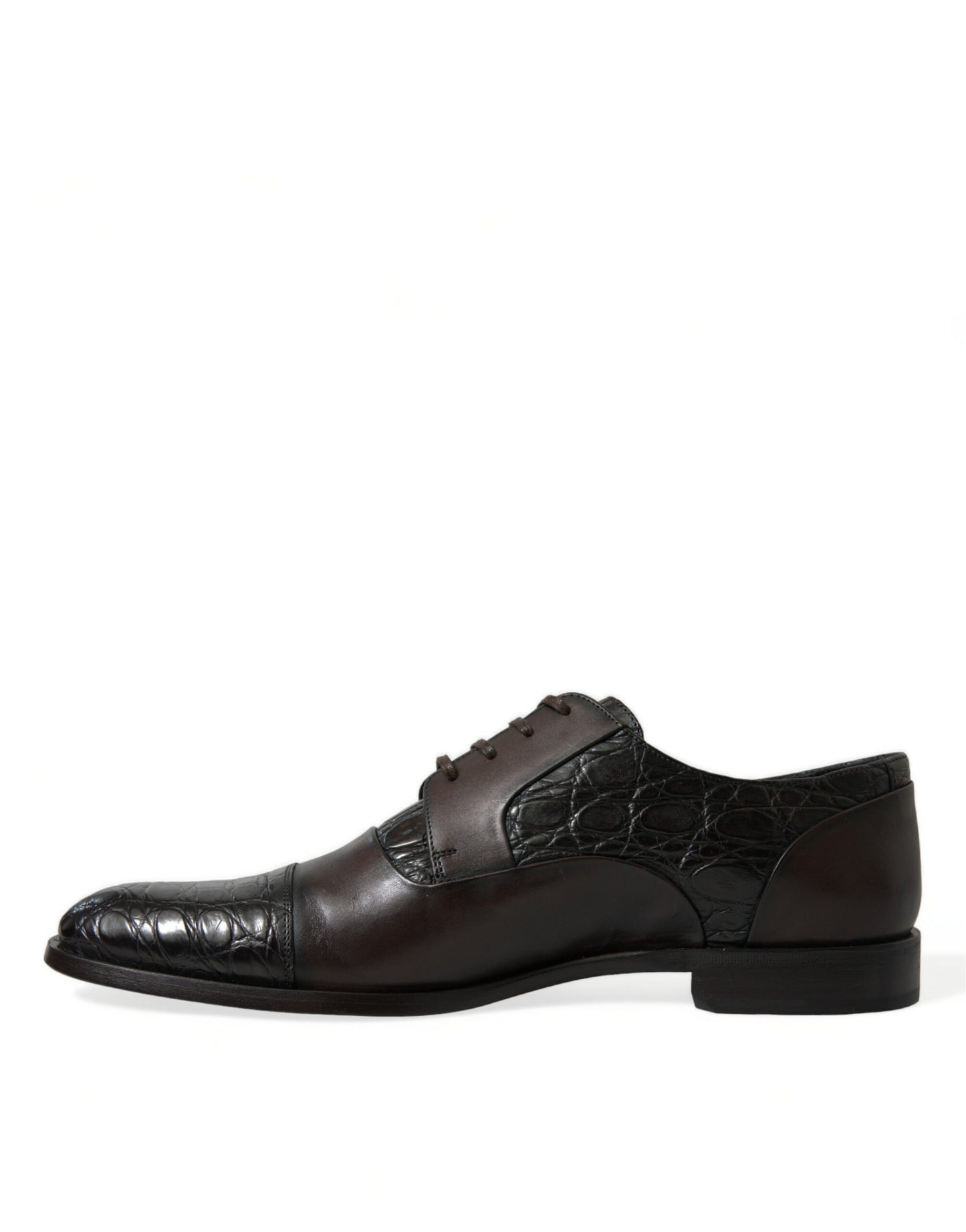 Dolce & Gabbana Elegant Brown Formal Derby Dress Shoes Dolce & Gabbana