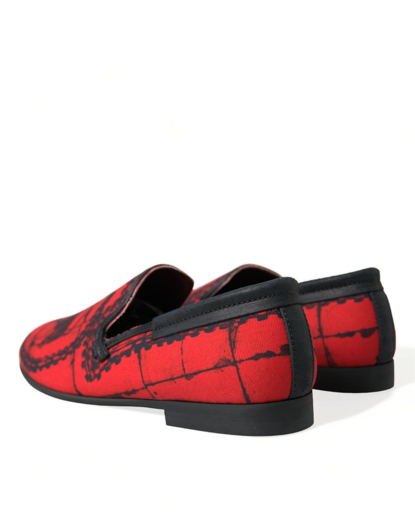 Dolce & Gabbana Torero-Inspired Luxe Red & Black Loafers Dolce & Gabbana