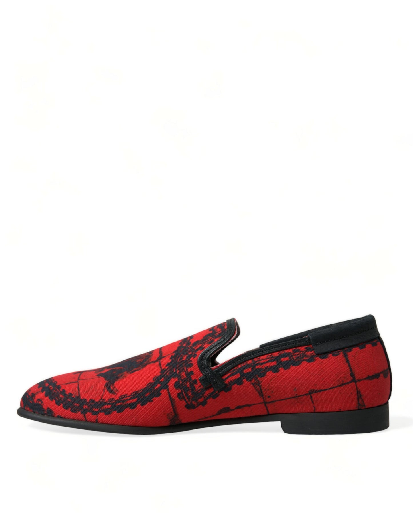 Dolce & Gabbana Torero-Inspired Luxe Red & Black Loafers Dolce & Gabbana