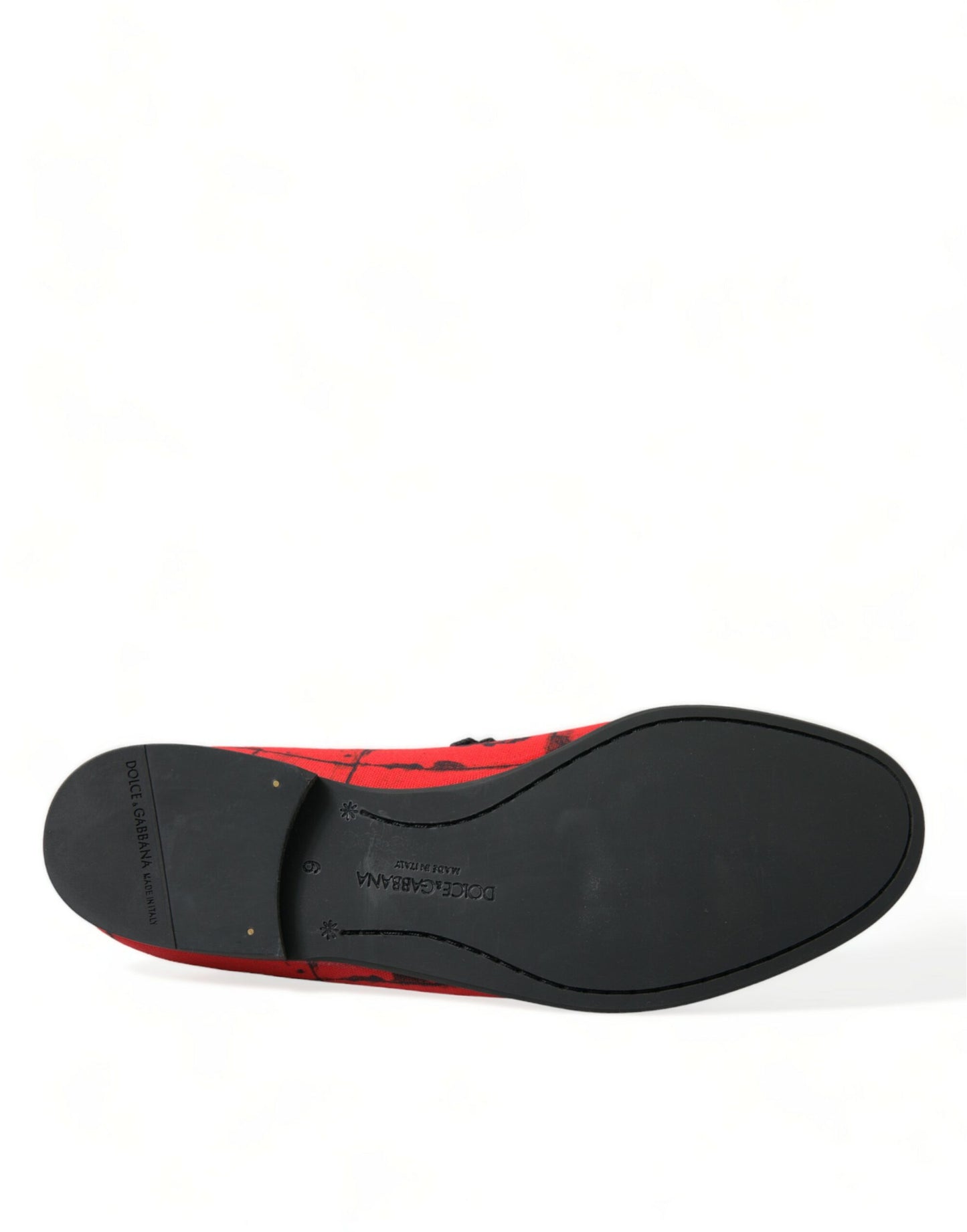 Dolce & Gabbana Torero-Inspired Luxe Red & Black Loafers Dolce & Gabbana