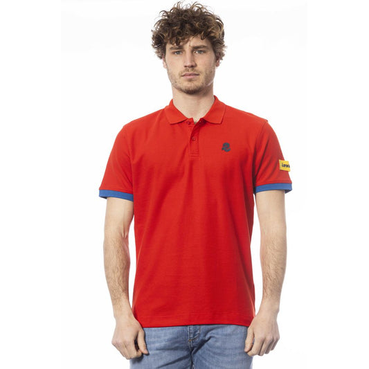 Invicta Red Cotton Men Polo Shirt Invicta