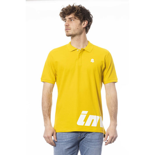 Invicta Yellow Cotton Men Polo Shirt Invicta