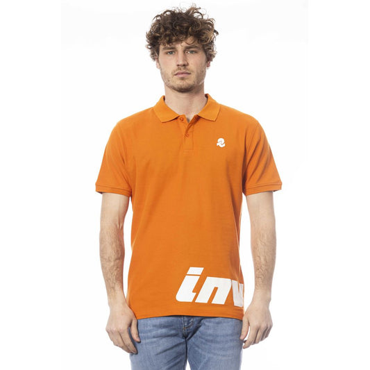 Invicta Orange Cotton Men Polo Shirt Invicta