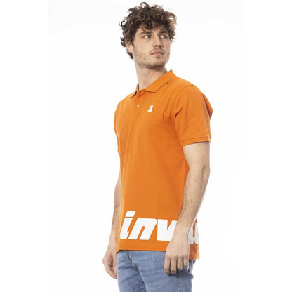 Invicta Orange Cotton Men Polo Shirt Invicta