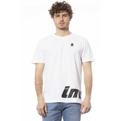 Invicta White Cotton Men T-Shirt Invicta