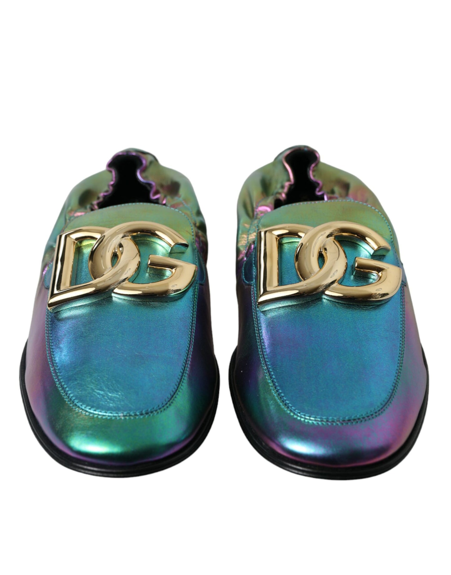 Dolce & Gabbana Elegant Iridescent Loafers for Gents Dolce & Gabbana