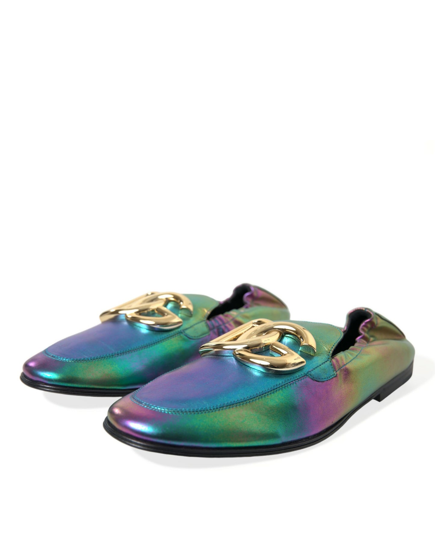 Dolce & Gabbana Elegant Iridescent Loafers for Gents Dolce & Gabbana