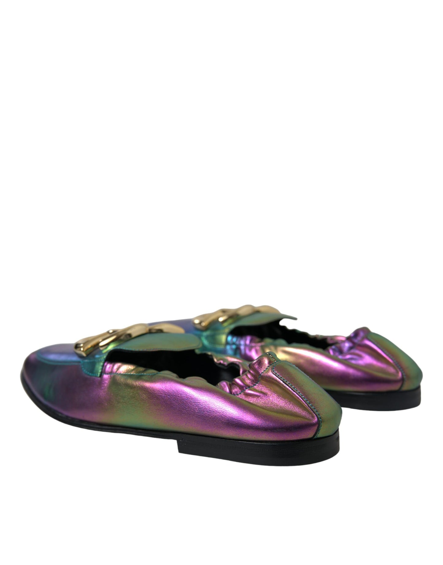 Dolce & Gabbana Elegant Iridescent Loafers for Gents Dolce & Gabbana