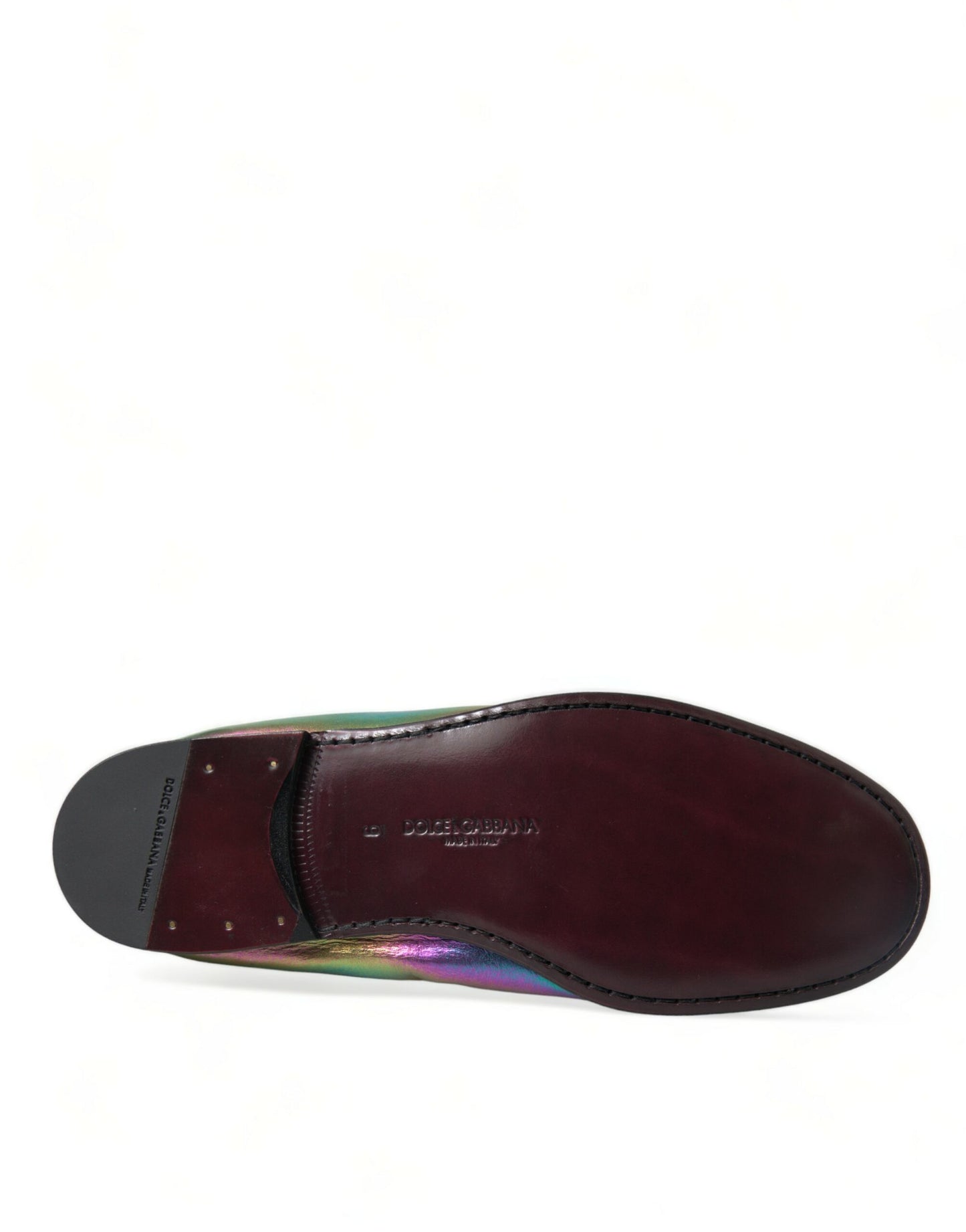 Dolce & Gabbana Elegant Iridescent Loafers for Gents Dolce & Gabbana