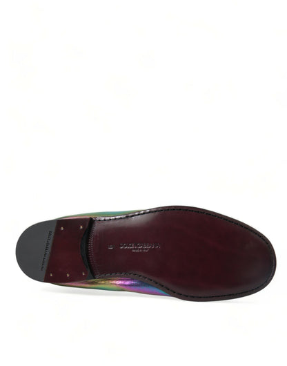 Dolce & Gabbana Elegant Iridescent Loafers for Gents Dolce & Gabbana