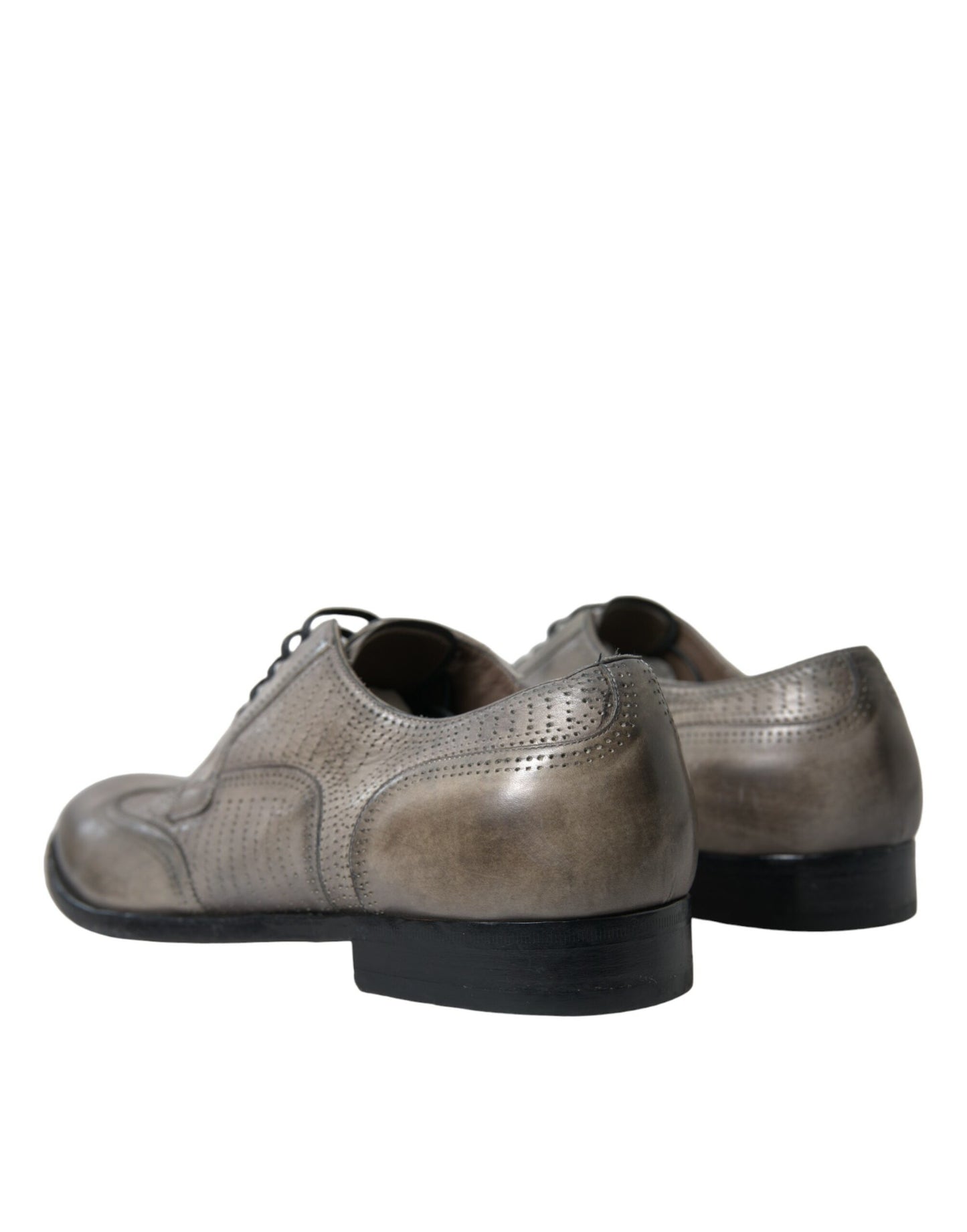 Dolce & Gabbana Elegant Calfskin Derby Lace-Ups Dolce & Gabbana