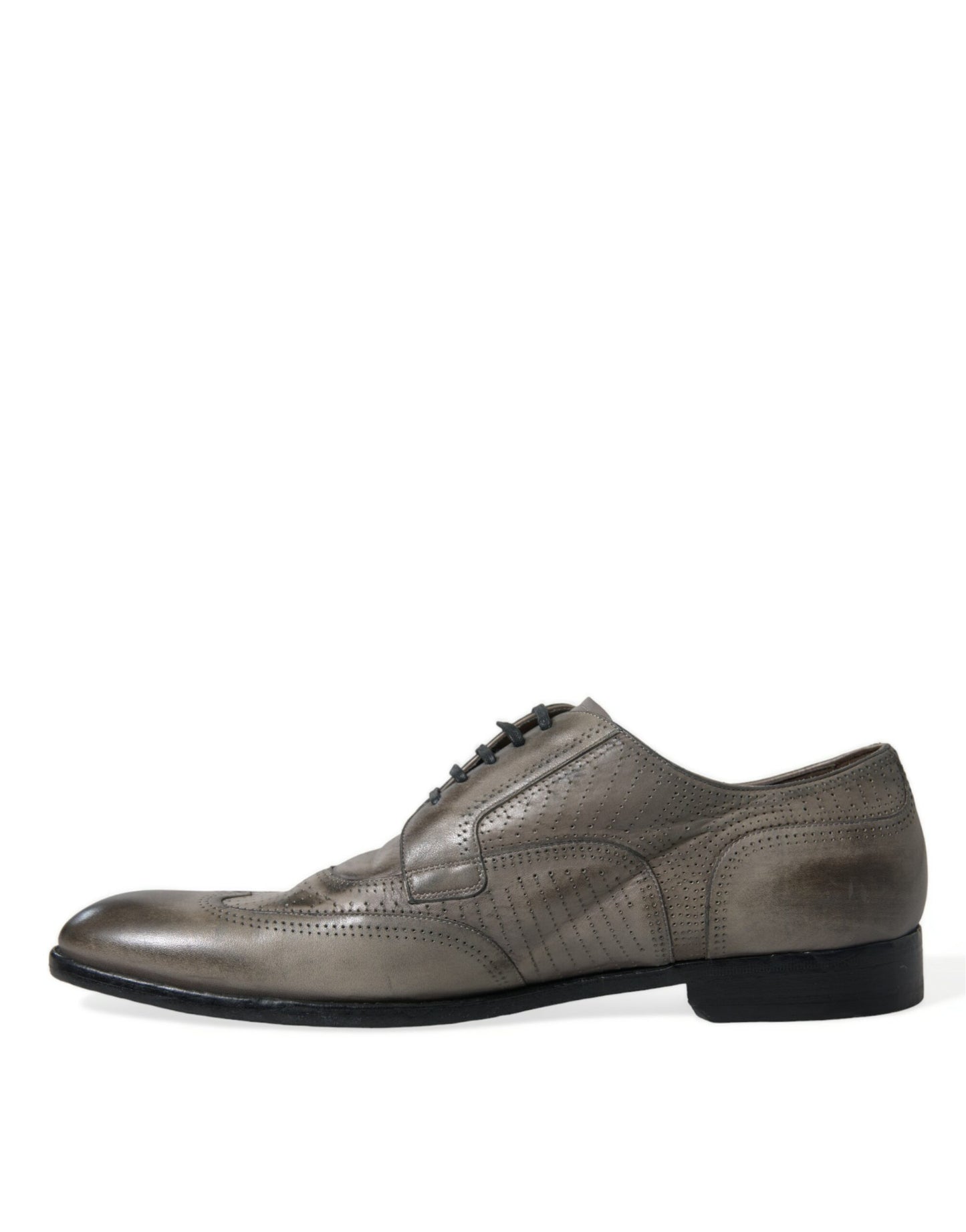 Dolce & Gabbana Elegant Calfskin Derby Lace-Ups Dolce & Gabbana