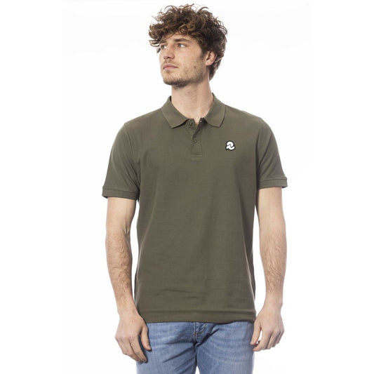 Invicta Green Cotton Men Polo Shirt Invicta