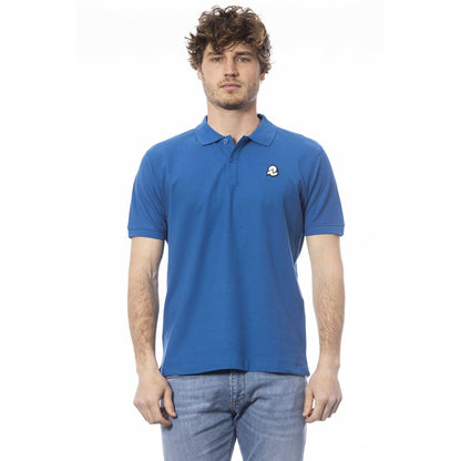 Invicta Blue Cotton Men Polo Shirt Invicta