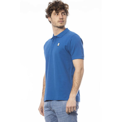 Invicta Blue Cotton Men Polo Shirt Invicta