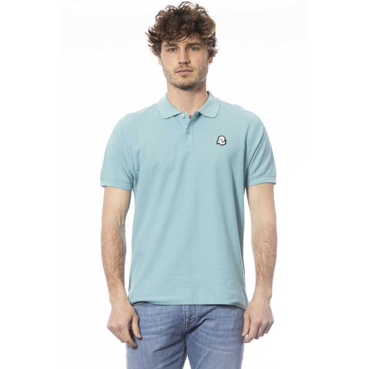 Invicta Light Blue Cotton Men Polo Shirt Invicta