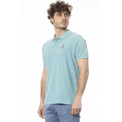 Invicta Light Blue Cotton Men Polo Shirt Invicta