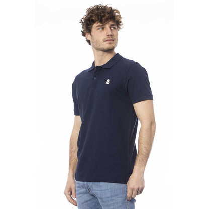 Invicta Blue Cotton Men Polo Shirt Invicta